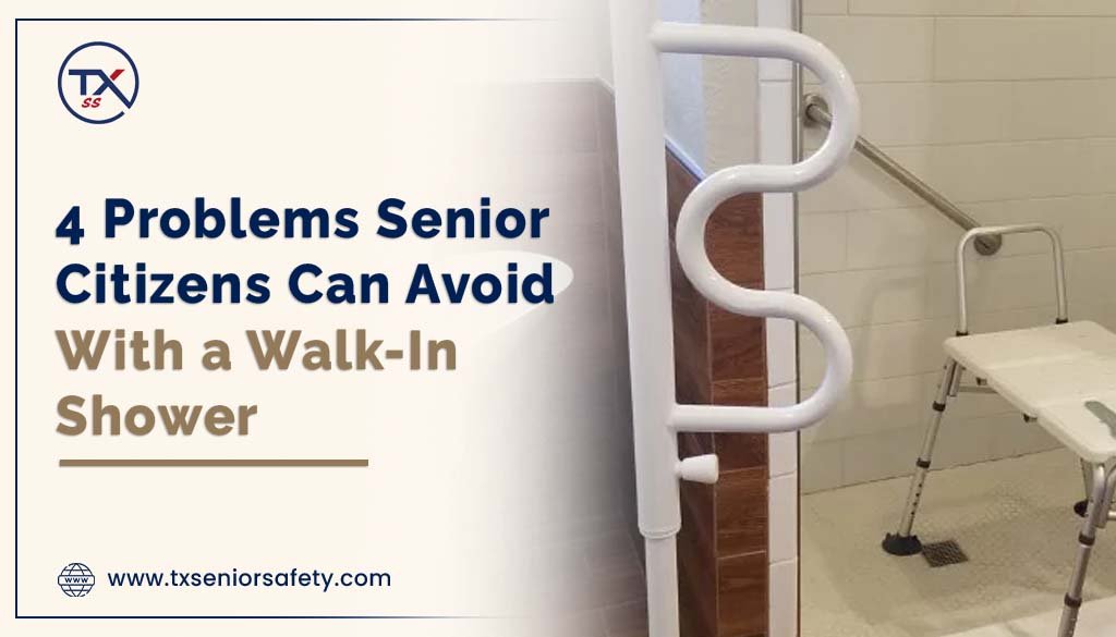 4 problems senior citizens can avoid with a walk in shower
