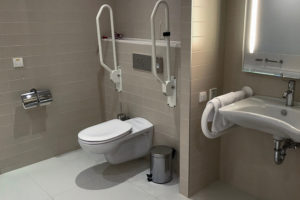 Bathroom Outfitted for Disabled People