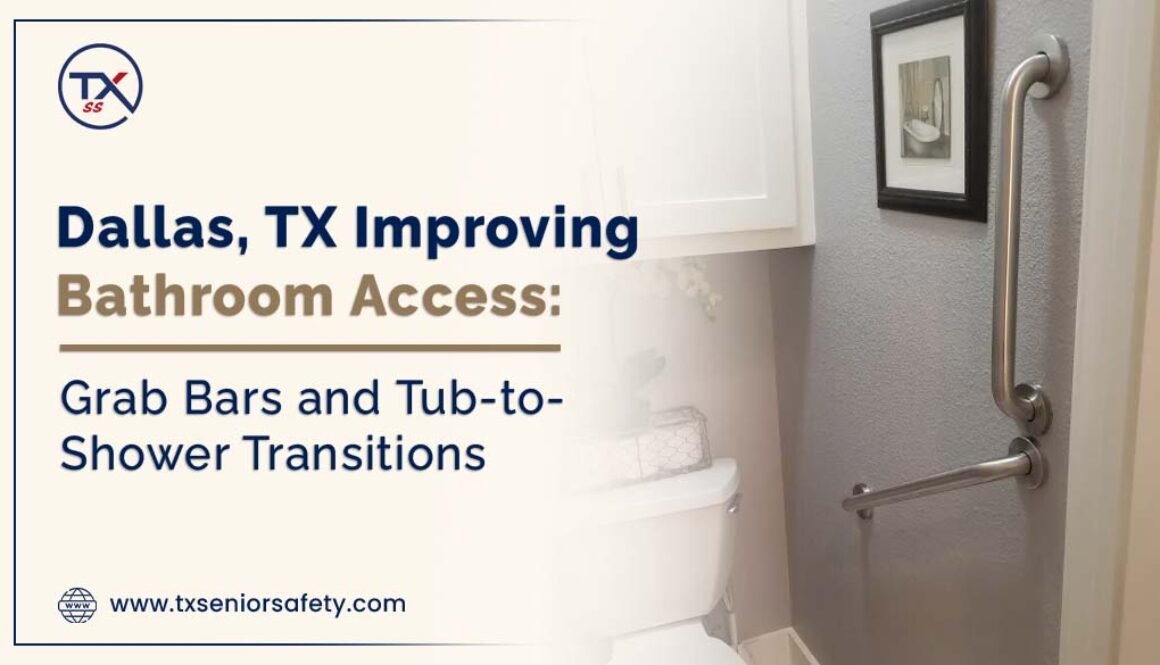 dallas, tx improving bathroom access grab bars and tub to shower transitions