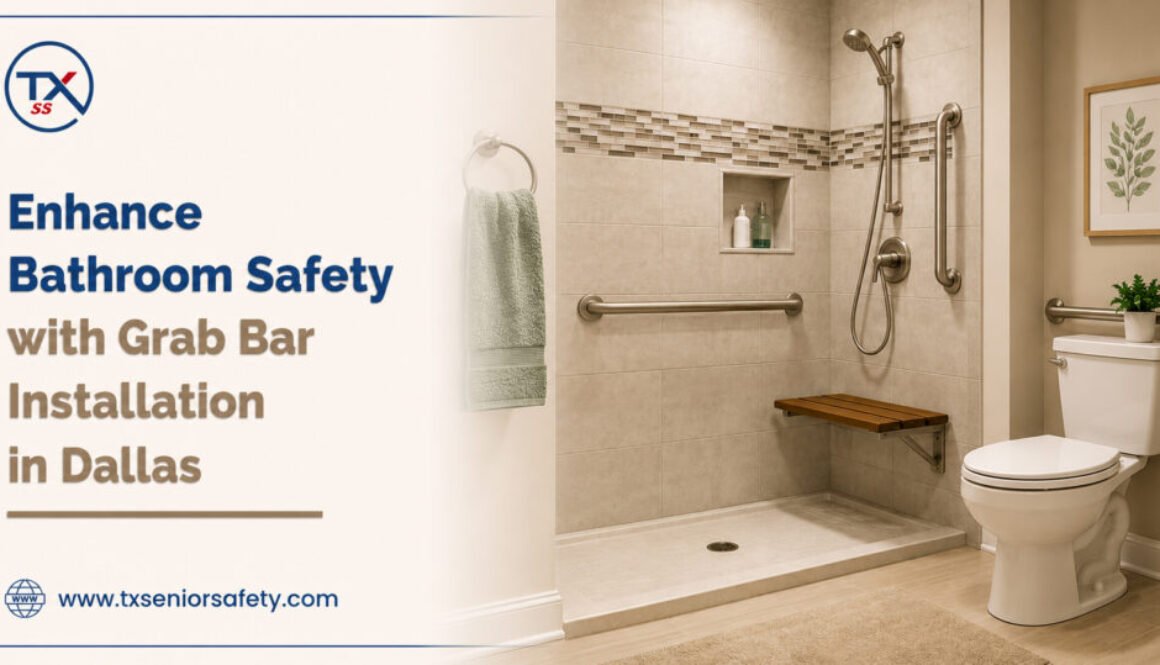 enhance bathroom safety with grab bar installation in dallas