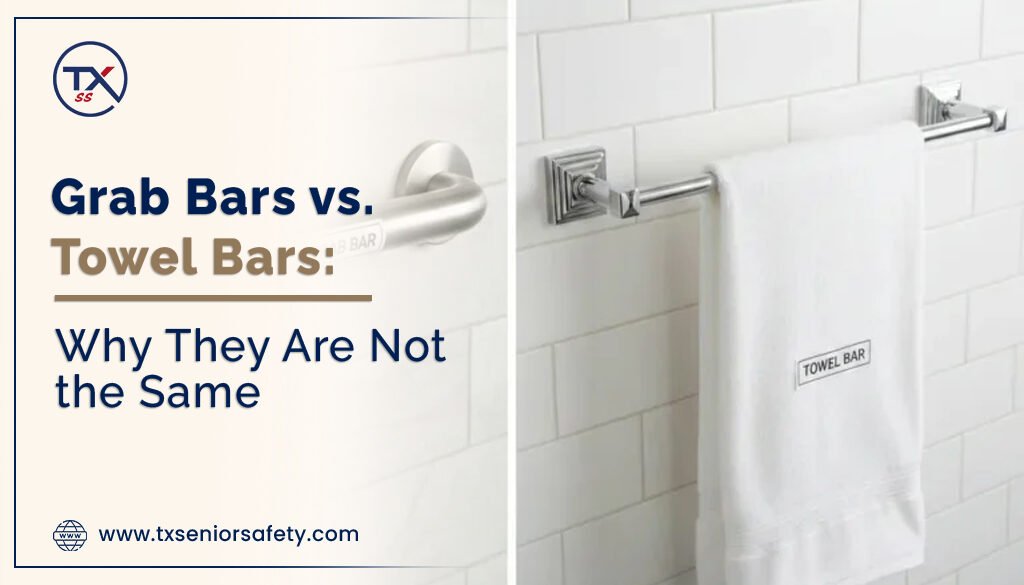 grab bars vs. towel bars