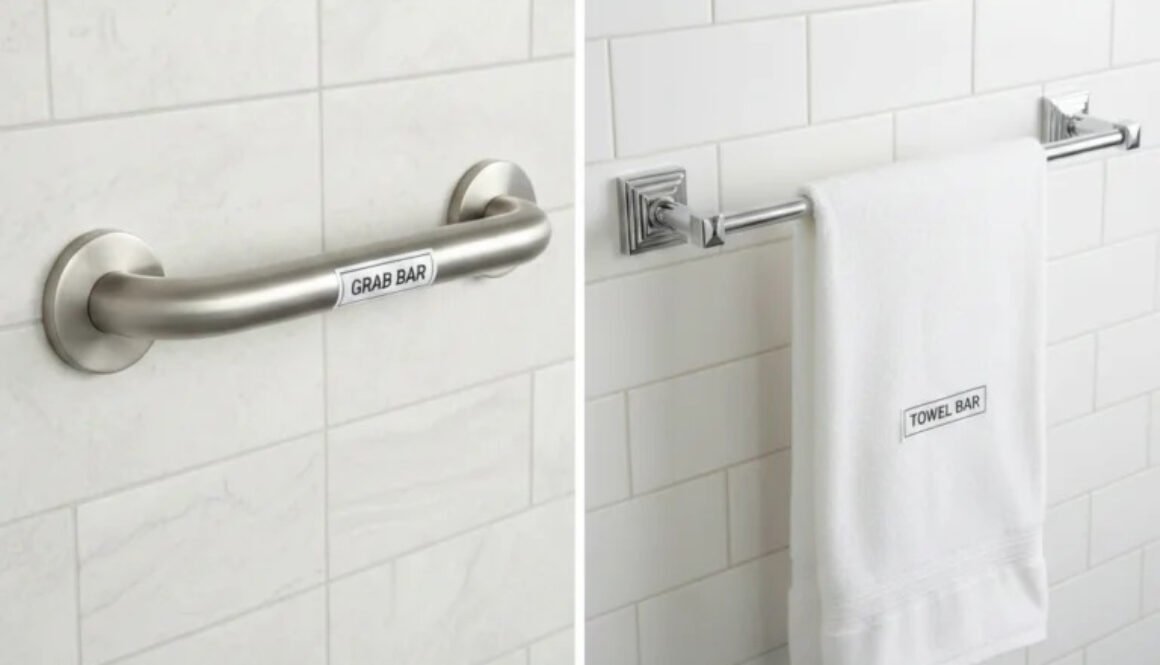 Grab Bars vs Towel Bars