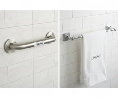 Grab Bars vs Towel Bars