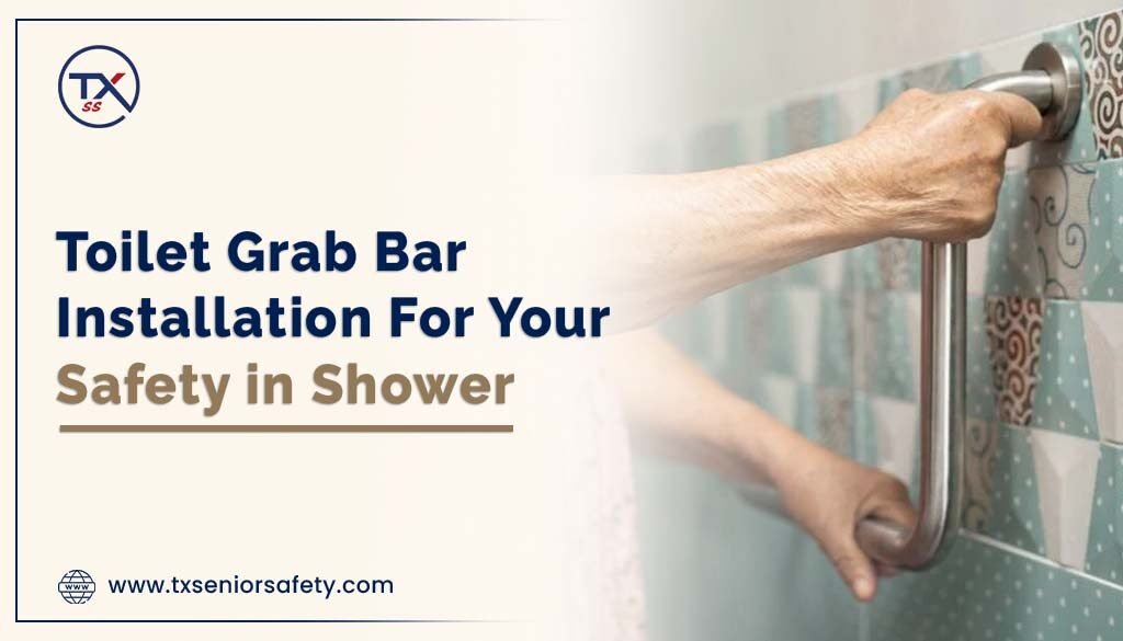 toilet grab bar installation for your safety in shower