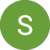 Green S letter in circle icon