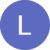 Simple blue circle with the letter L.
